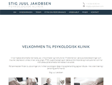 Tablet Screenshot of juuljakobsen.com